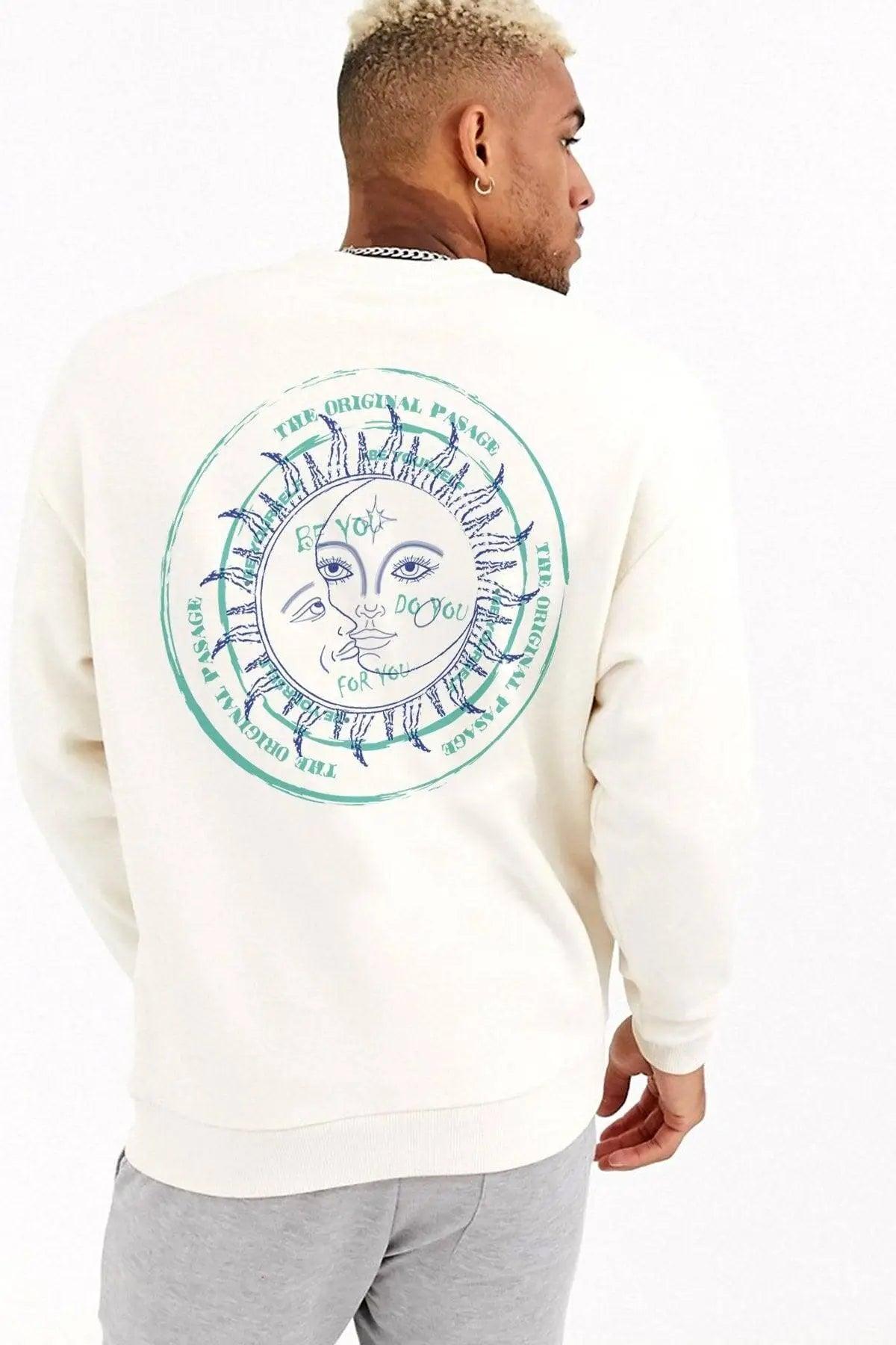 Bohemian Oversize Man Sweatshirt