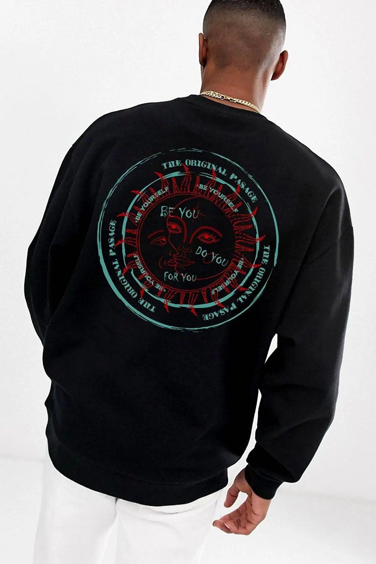 Bohemian Oversize Man Sweatshirt