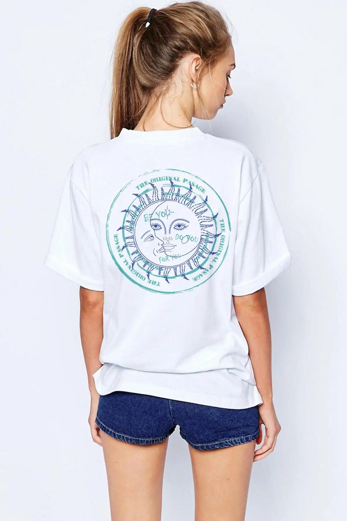 Bohemian Oversize Woman T-shirt