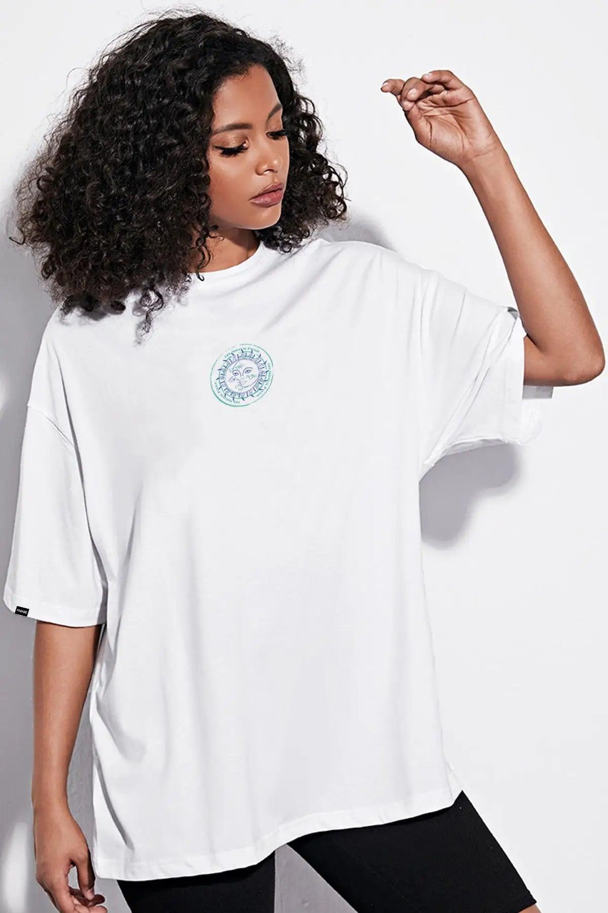 Bohemian Oversize Woman T-shirt