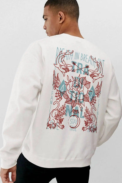 Breath Oversize Man Sweatshirt