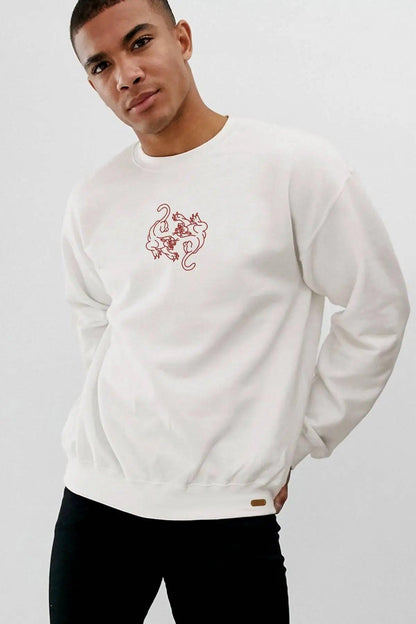 Breath Oversize Man Sweatshirt