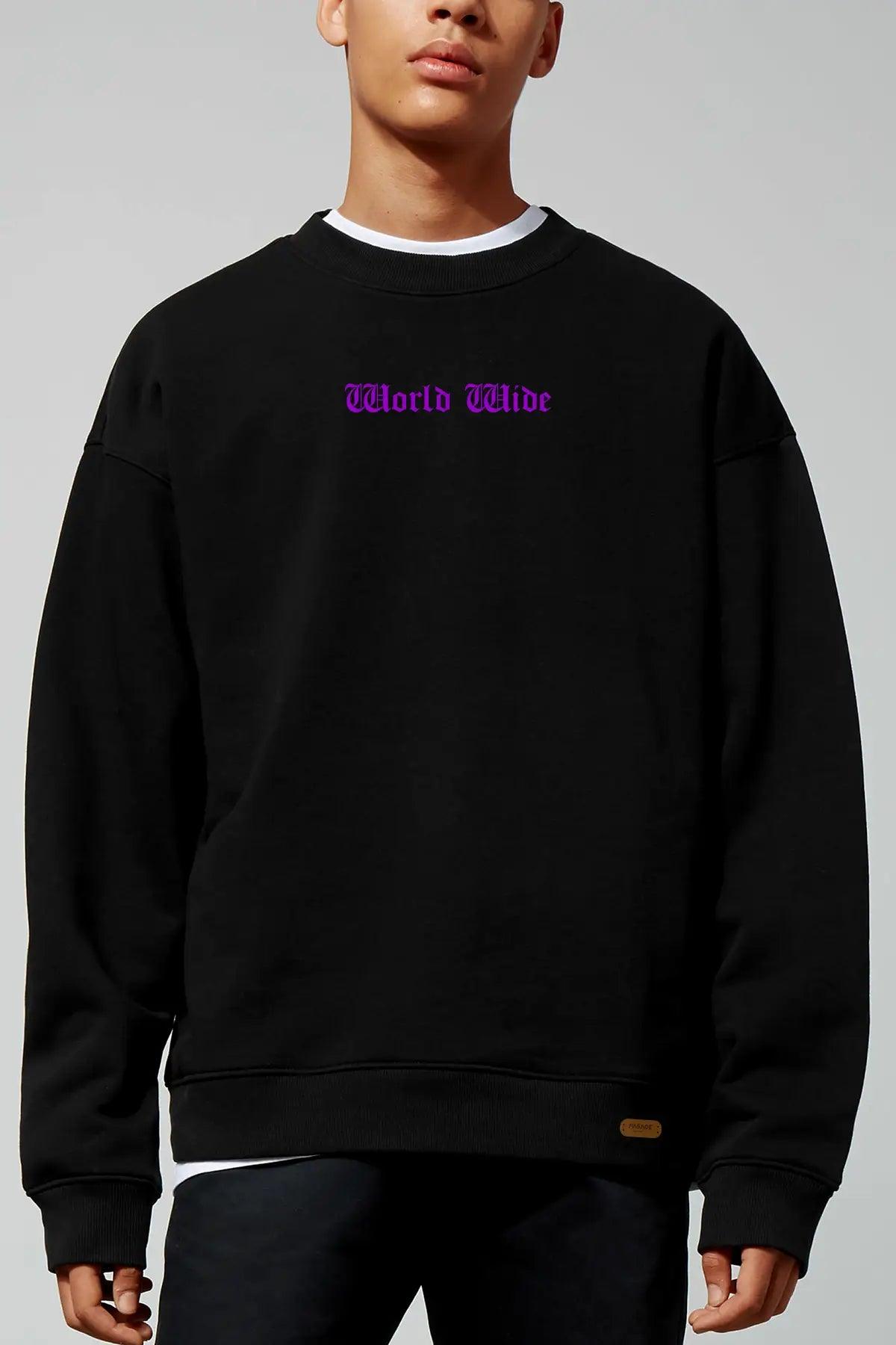 Chaotic Oversize Man Sweatshirt