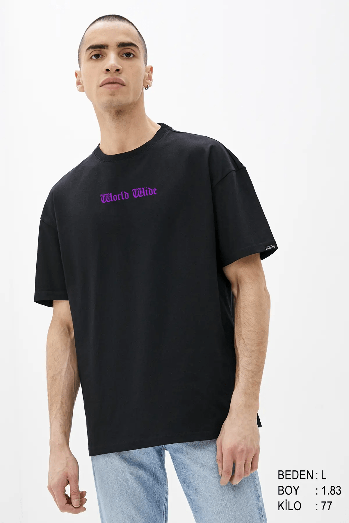 Chaotic Oversize Man T-shirt