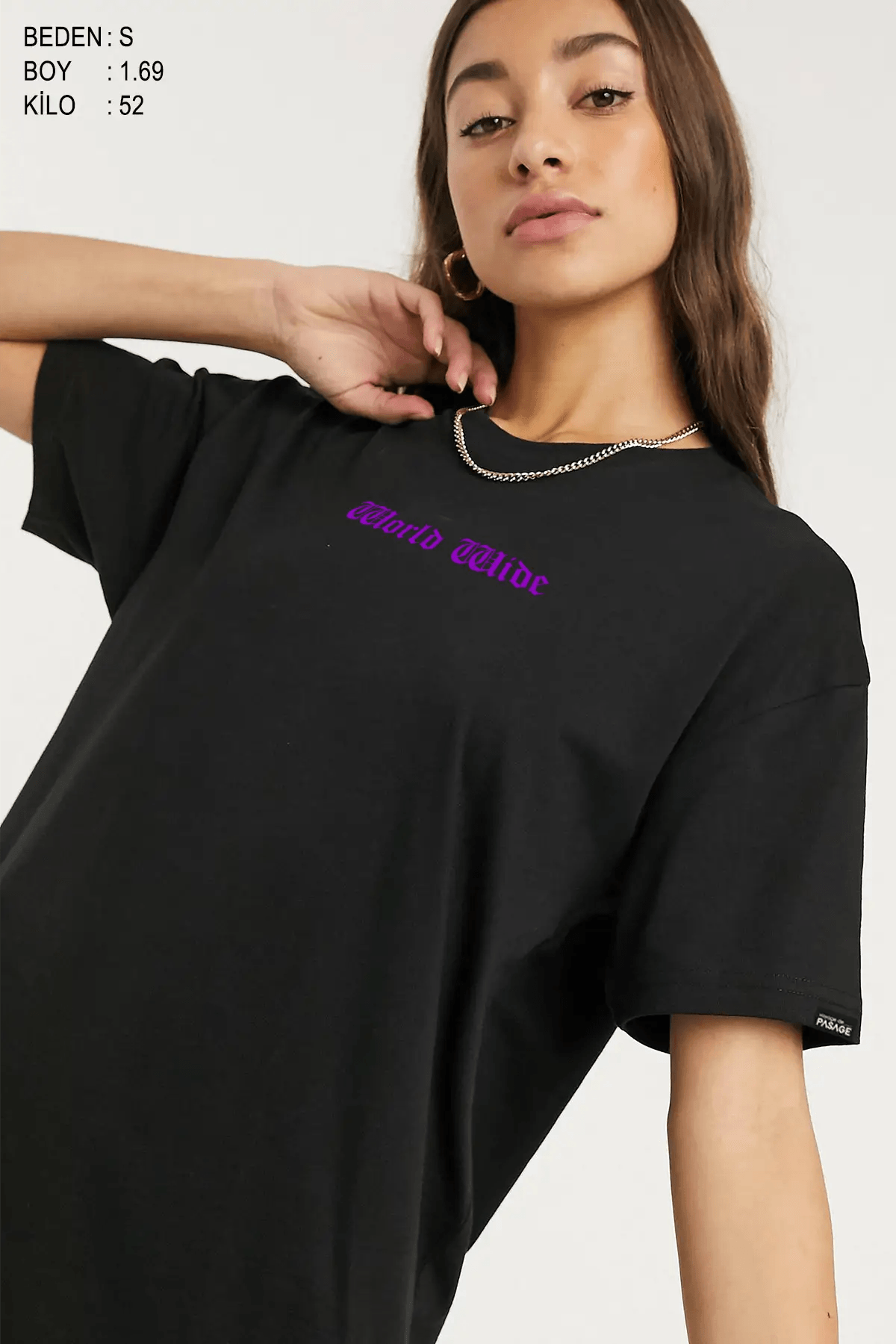 Chaotic Oversize Woman T-shirt