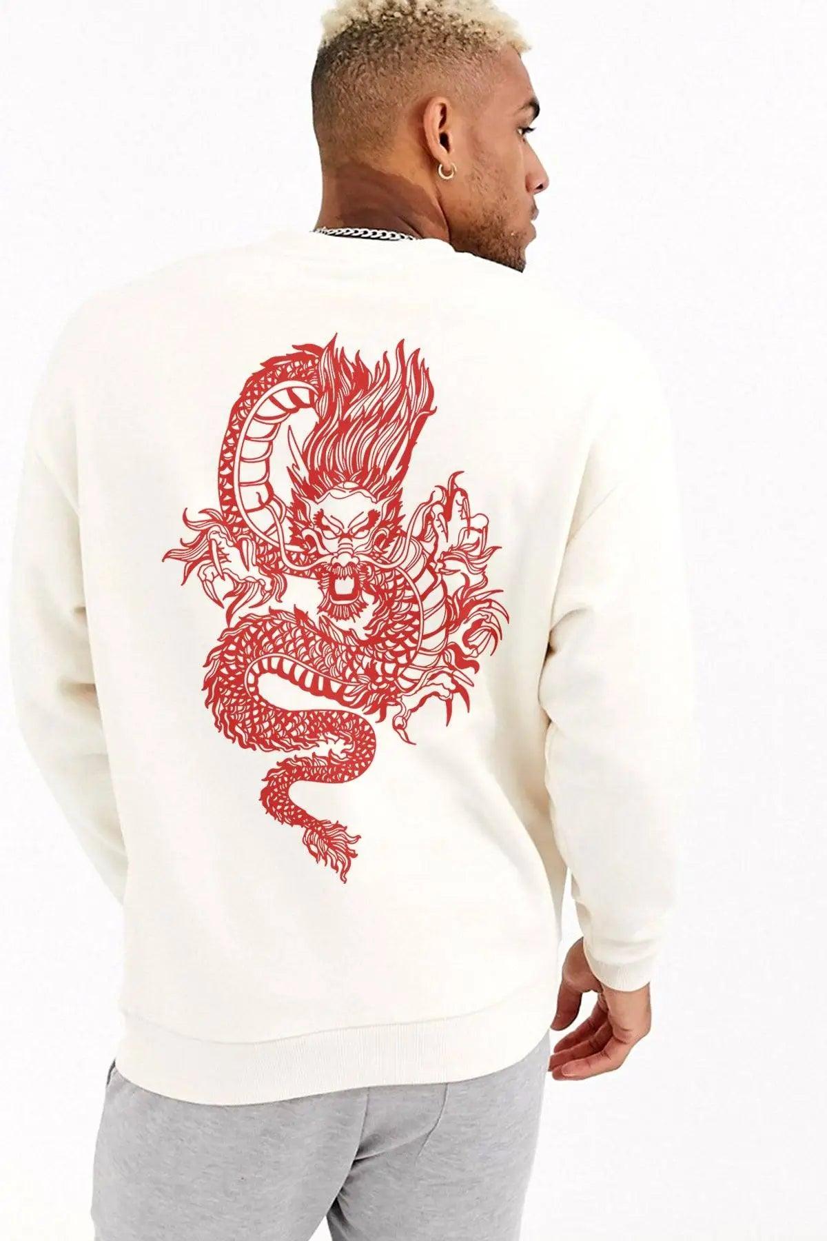 Dragon Oversize Man Sweatshirt