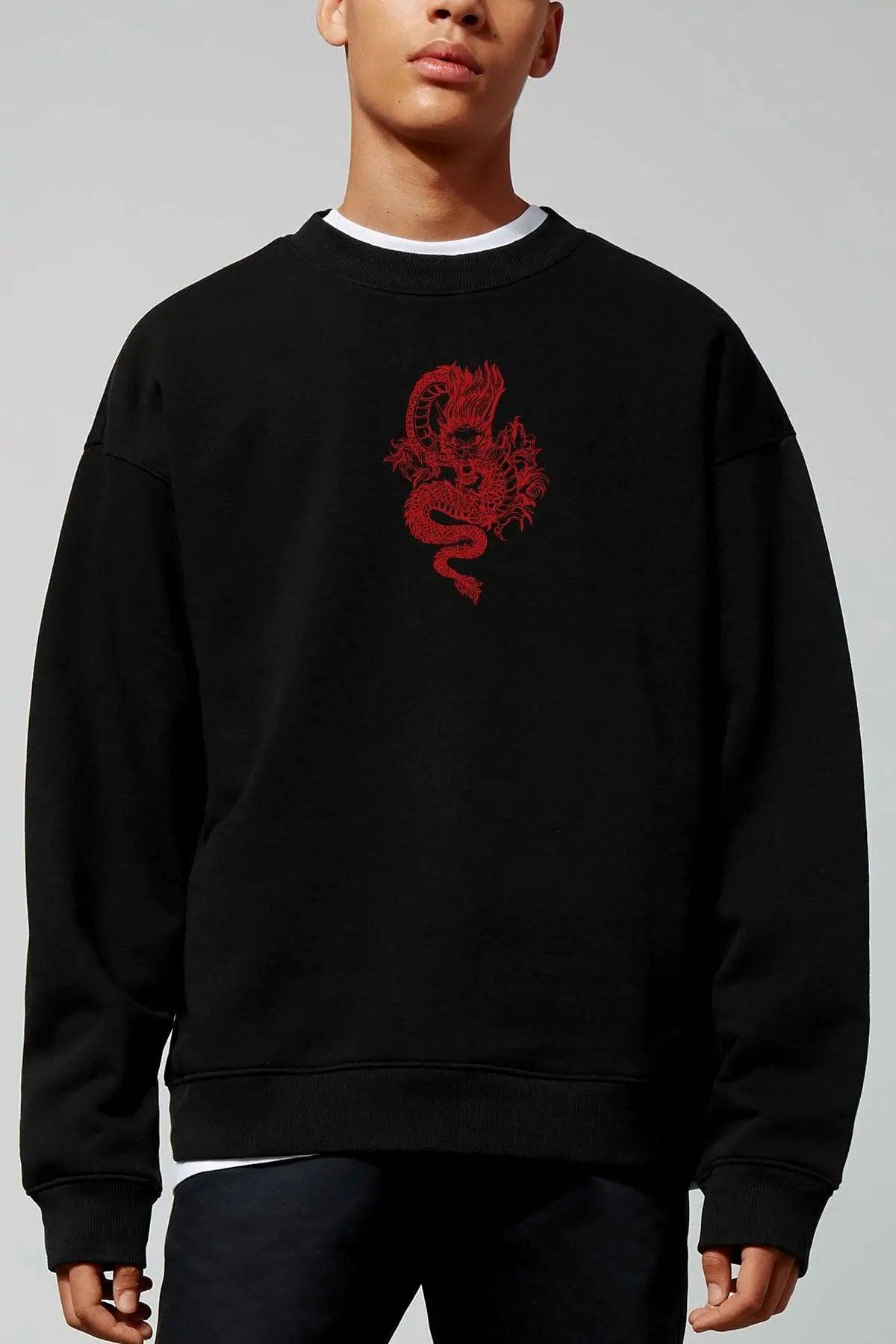 Dragon Oversize Man Sweatshirt