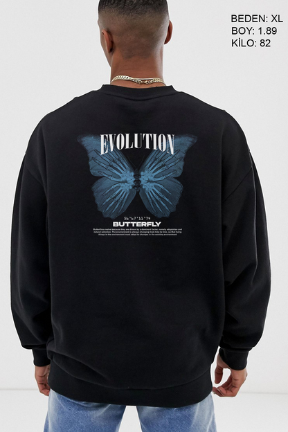 Evolution Oversize Man Sweatshirt