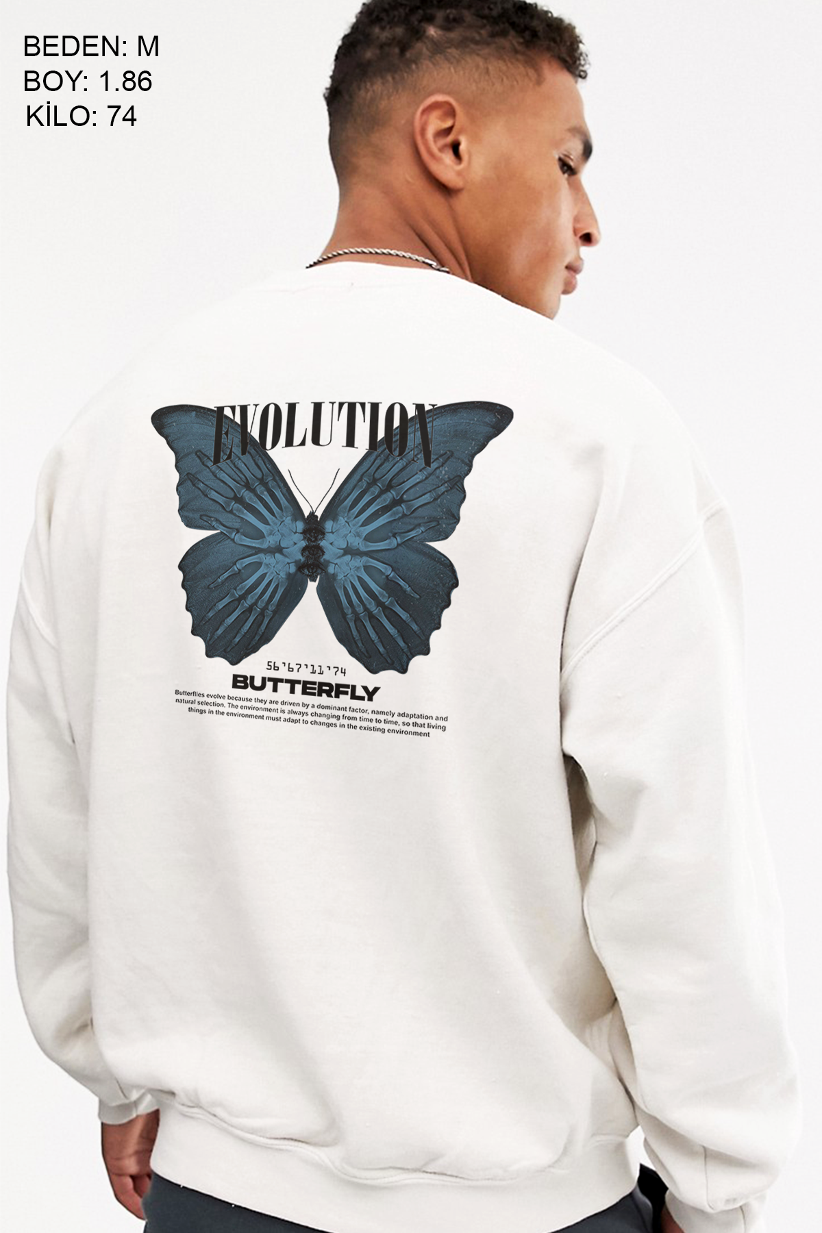 Evolution Oversize Man Sweatshirt