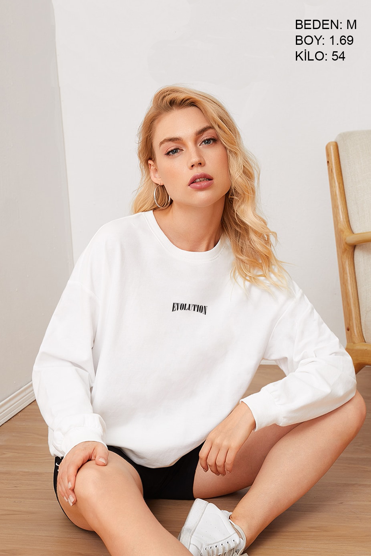 Evolution Oversize Woman Sweatshirt