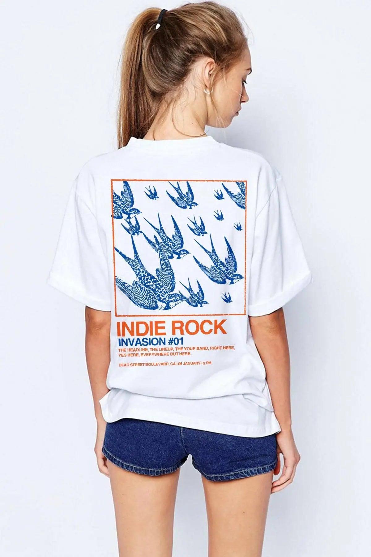 Indie Rock Oversize Woman T-shirt