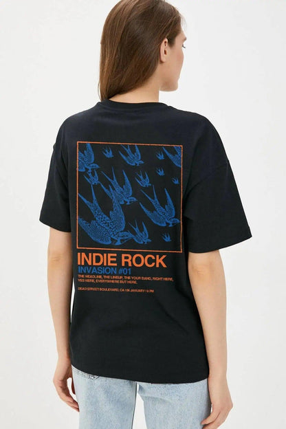 Indie Rock Oversize Woman T-shirt