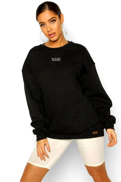 Mid Pasage Oversize Woman Sweatshirt