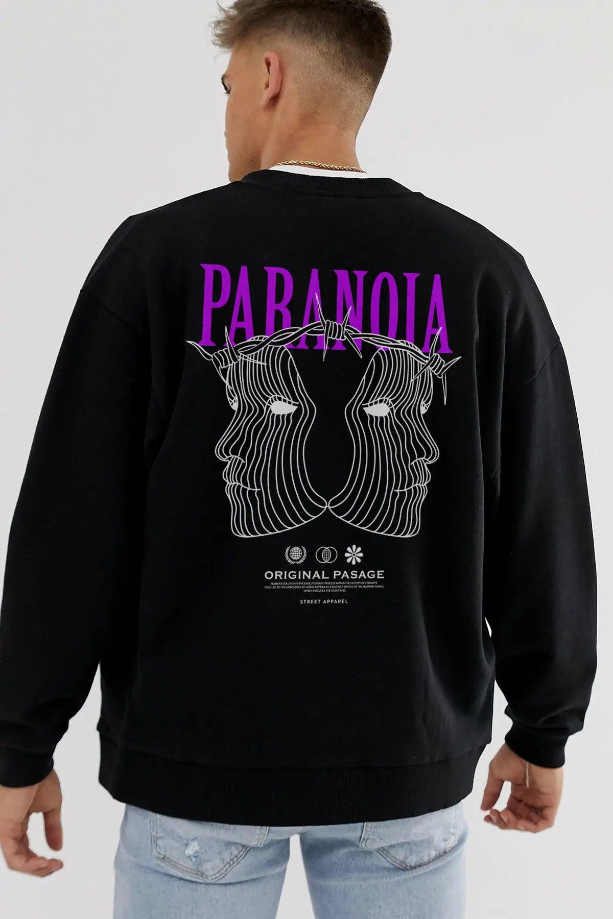 Paranoia Oversize Man Sweatshirt