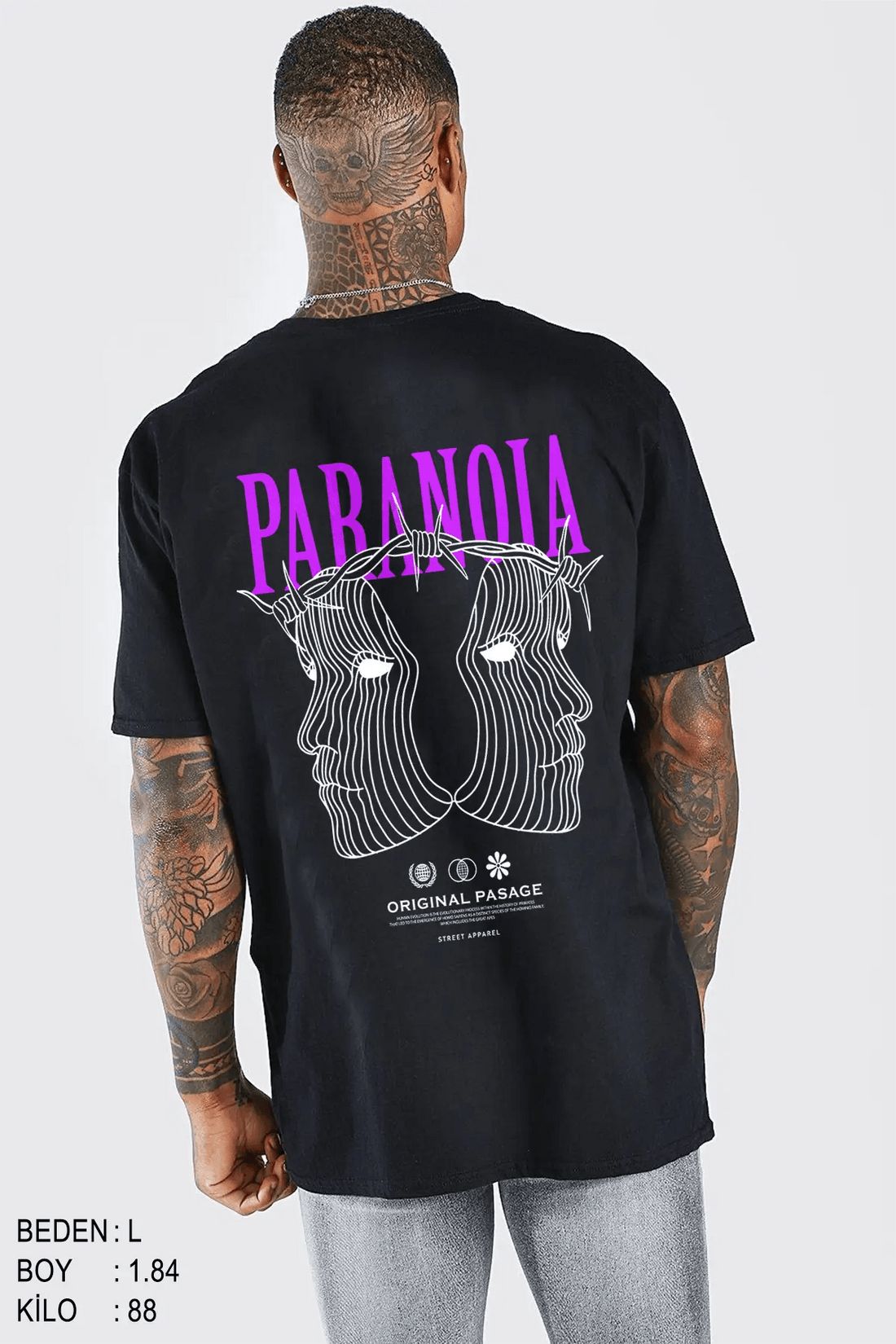 Paranoia Oversize Man T-shirt