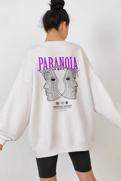 Paranoia Oversize Woman Sweatshirt