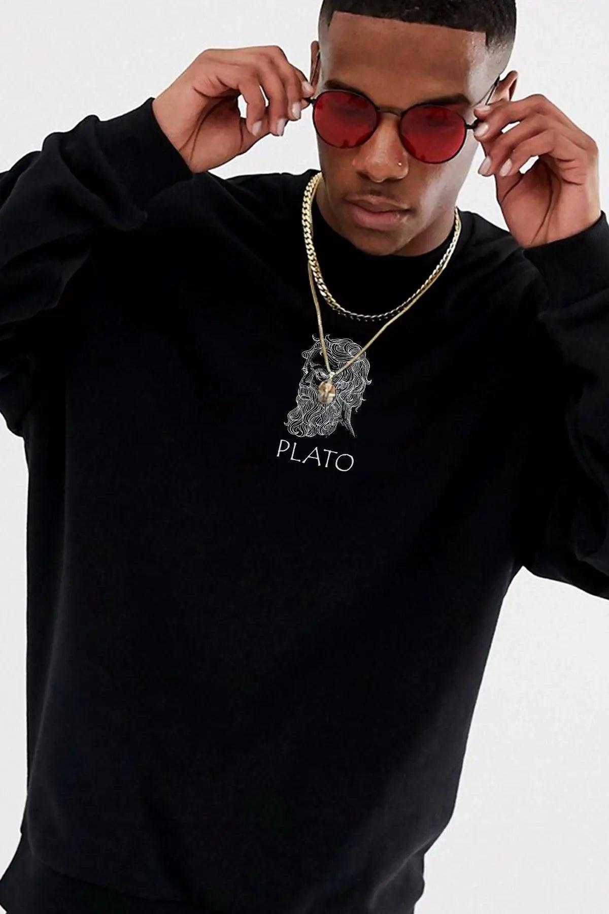 Plato Oversize Man Sweatshirt