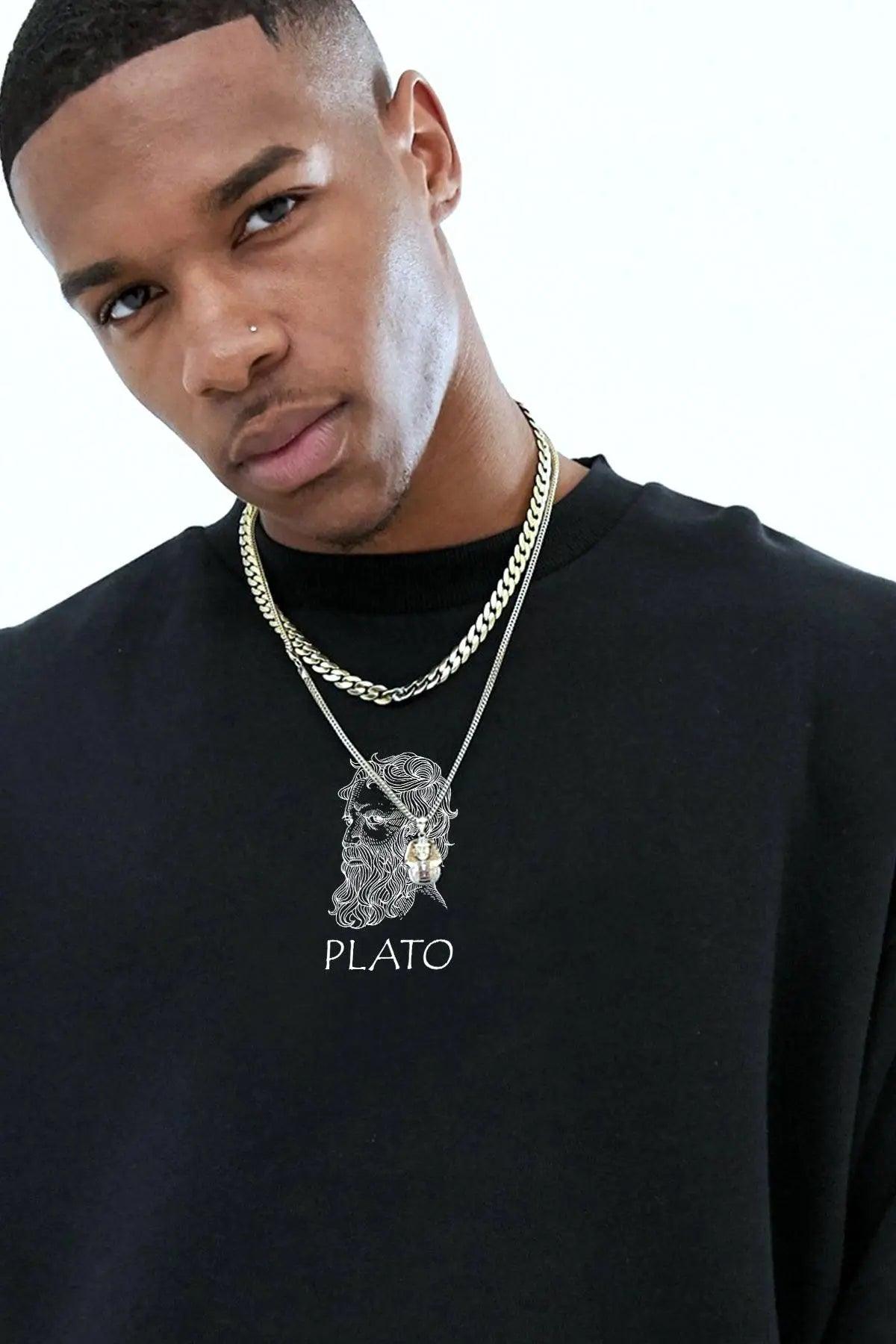 Plato Oversize Man Sweatshirt