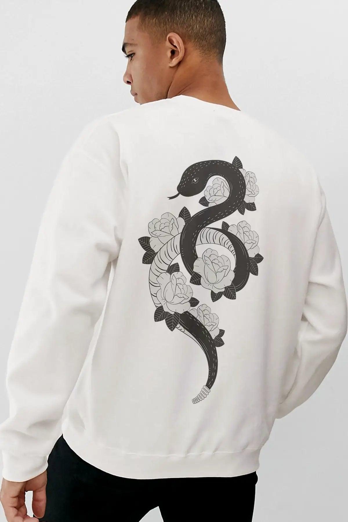 Snake Oversize Man Sweatshirt