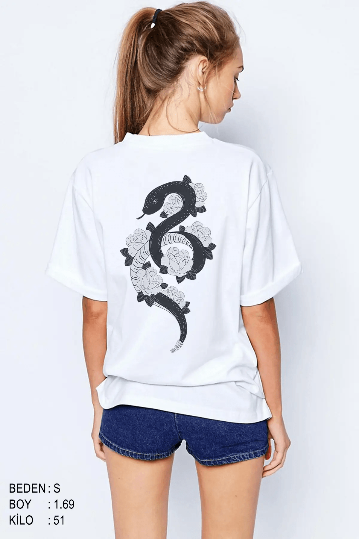 Snake Oversize Woman T-shirt