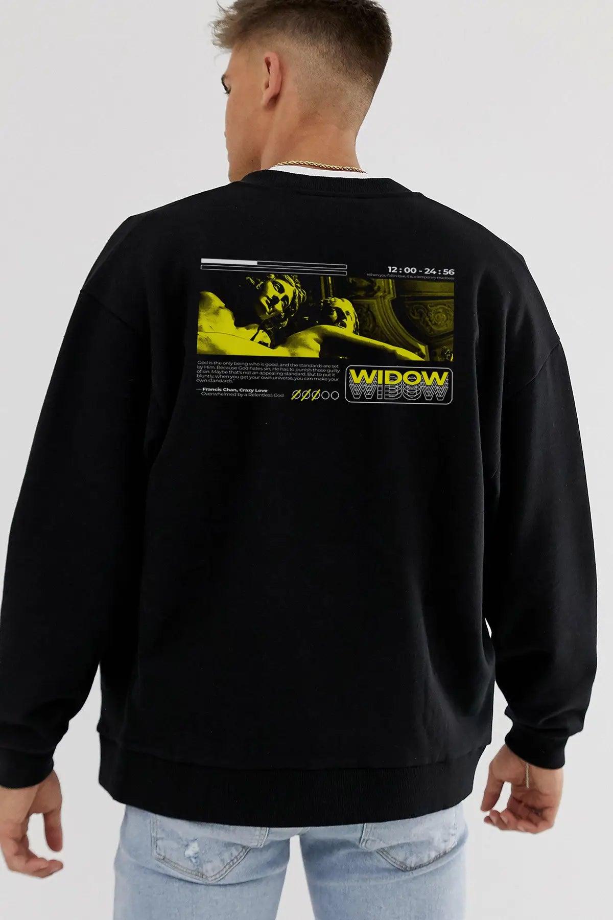 Widow Oversize Man Sweatshirt