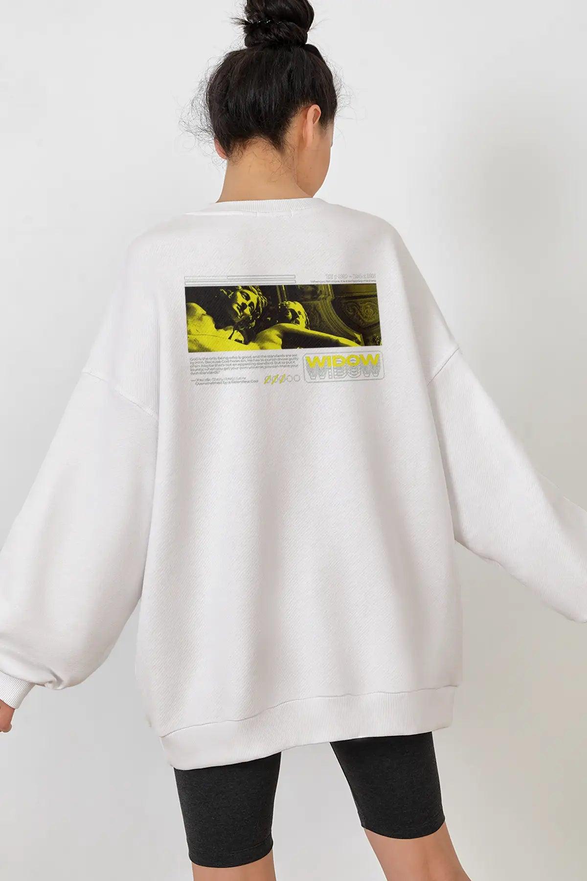 Widow Oversize Woman Sweatshirt